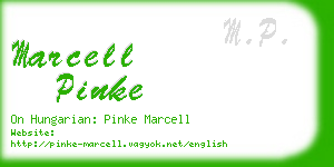 marcell pinke business card